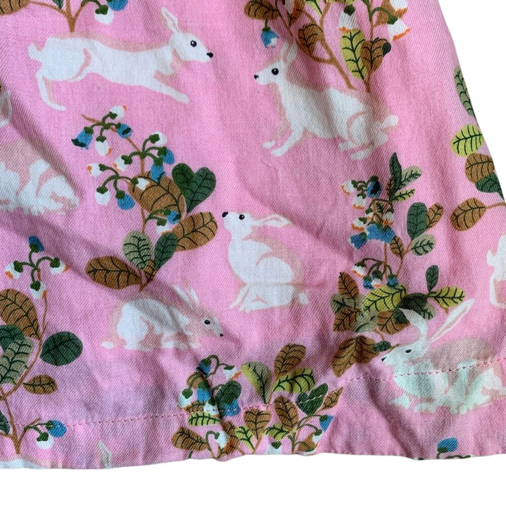 Pink Chicken Bunny Rabbit Print Dress - Picture 4 of 10